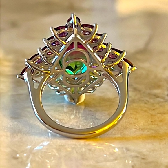 Watermelon Quartz Ring - Picture 3 of 3